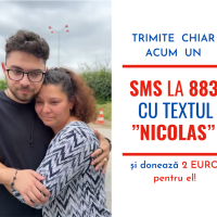 UPDATE 15.07.2024 – Acum se poate dona pentru Nicolas Varga și prin SMS!